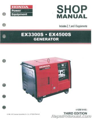 honda e3500 generator specifications